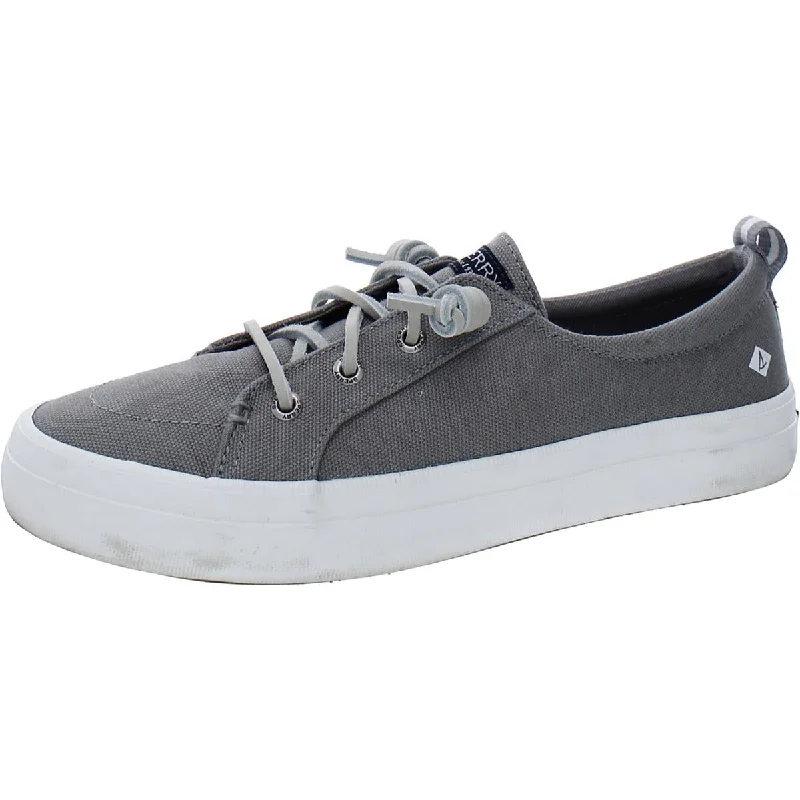 Relaxed Fit Sneakers Sperry Womens Crest Vibe Canvas Low Top Casual Shoes