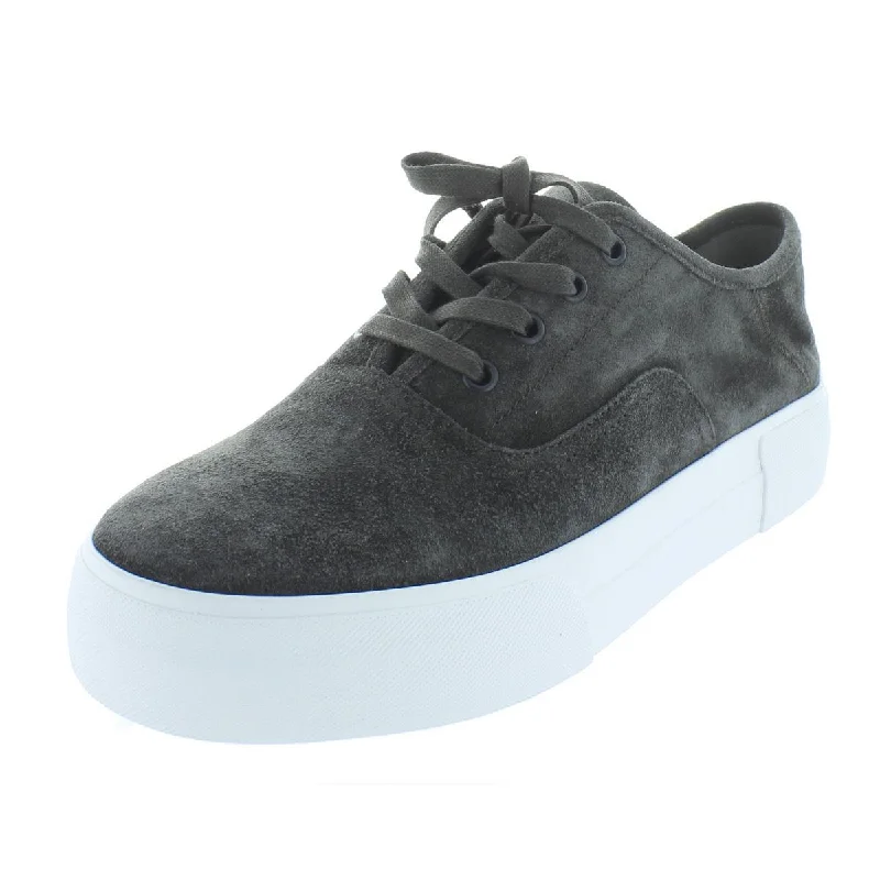 Trendy All-Day Sneakers Vince Womens Copley Suede Flatform Casual Shoes