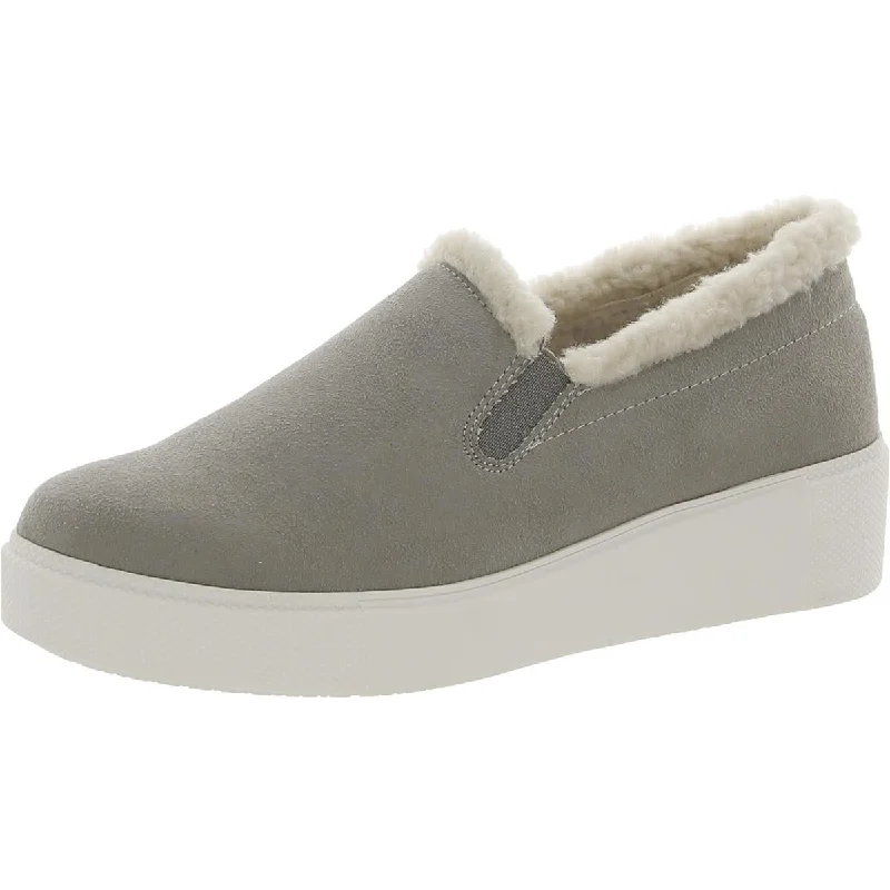 Airy Sport Shoes White Mountain Womens Dynamo Faux Suede Platform Casual and Fashion Sneakers