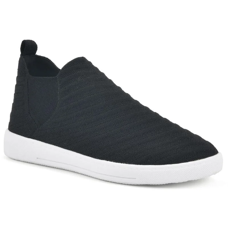 Comfy Running Shoes White Mountain Womens Uplifting Lifestyle Knit Slip-On Sneakers