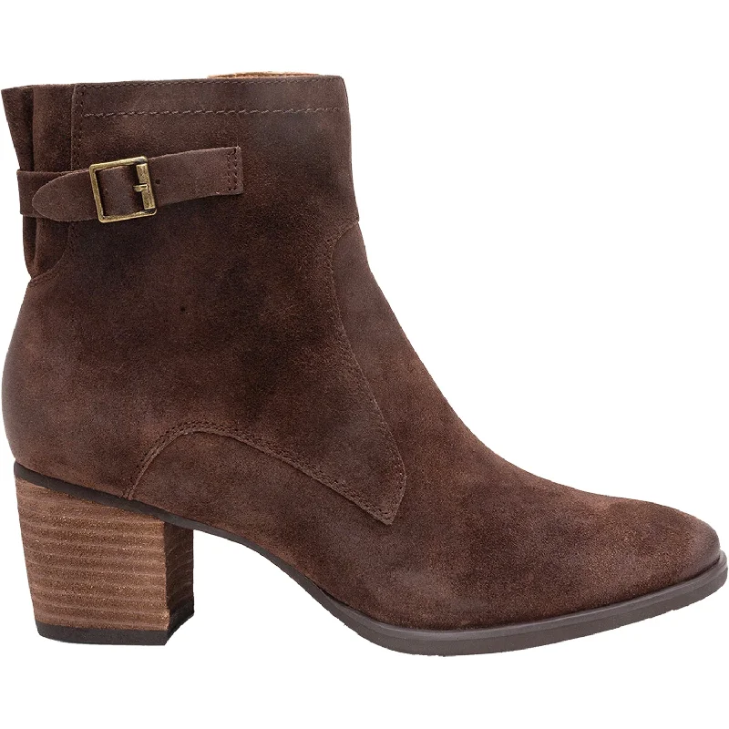 Soft Leather Shoes Women's Aetrex Rubi Dark Brown Leather