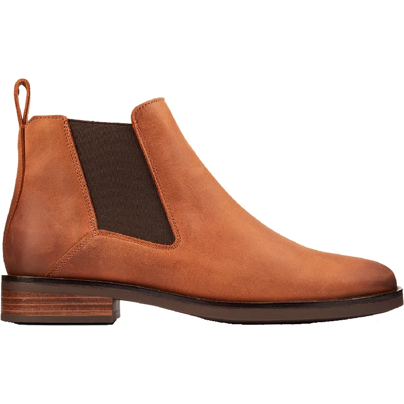 All-Day Wear Shoes Women's Clarks Memi Top Dark Tan Leather