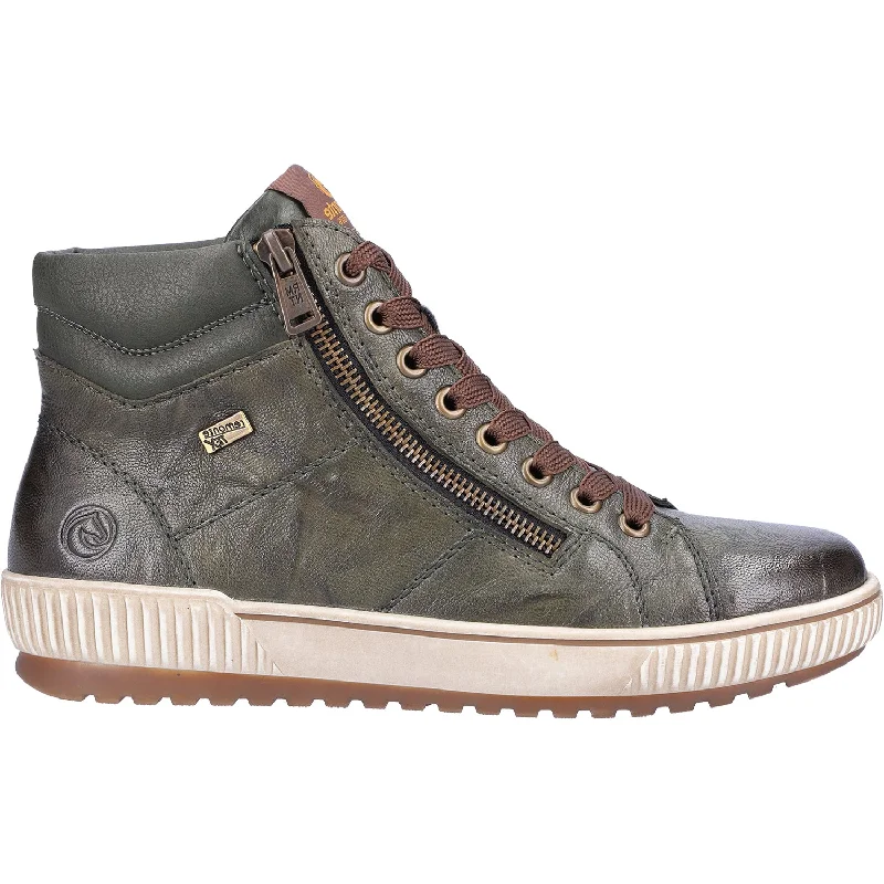 Fashionable Street Sneakers Women's Remonte D0772-52 Maditta 72 Efeu/Forest/Gjord Leather Fashionable Street Sneakers Women's Remonte D0772-52 Maditta 72 Efeu/Forest/Gjord Leather